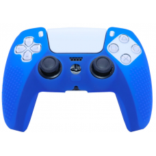 Anti-slip Silicone Cover Skin for PS5 Controller Soft Case With Anti-skid Points Thumb Stick Cap for DualSense