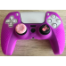 Anti-slip Silicone Cover Skin for PS5 Controller Soft Case With Anti-skid Points Thumb Stick Cap for DualSense